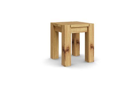 Hocker Bantam aus Eiche Massivholz