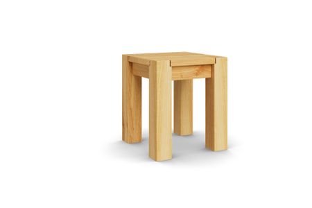 Hocker Bantam aus europäische Kirsche Massivholz