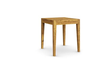 Hocker Bantas aus Asteiche Massivholz