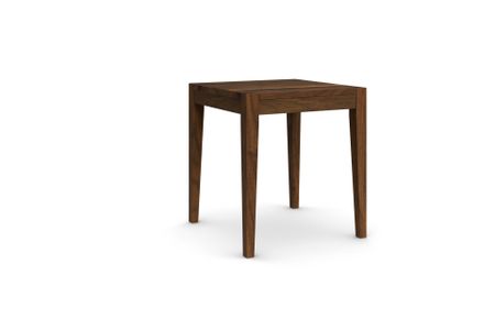 Hocker Bantas aus amerikanischer Nussbaum Massivholz