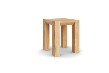 Hocker Besos aus Kernbuche Massivholz