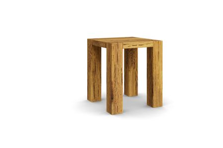 Hocker Bos aus Asteiche Massivholz