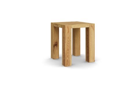 Hocker Bos aus Eiche Massivholz