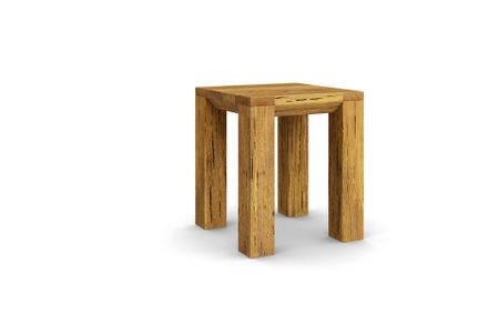 Hocker Camos aus Asteiche Massivholz