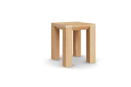 Hocker Camos aus Kernbuche Massivholz