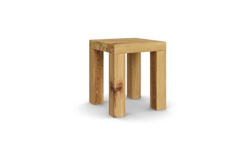 Hocker Caracas aus Eiche Massivholz