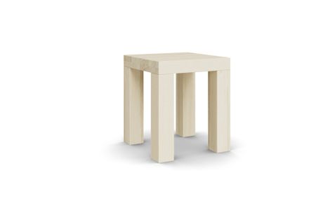 Hocker Caracas aus Esche hell Massivholz