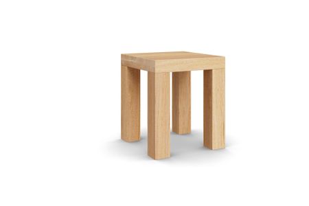 Hocker Caracas aus Kernbuche Massivholz