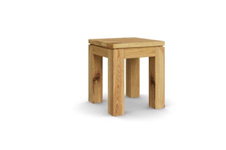 Hocker Casa aus Eiche Massivholz