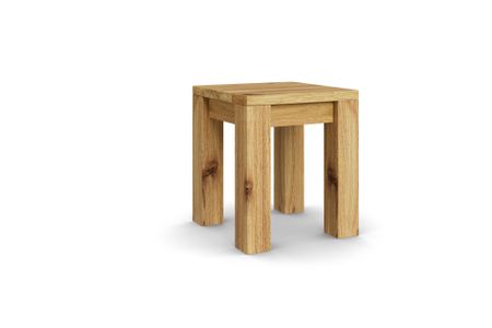 Hocker Caya aus Eiche Massivholz
