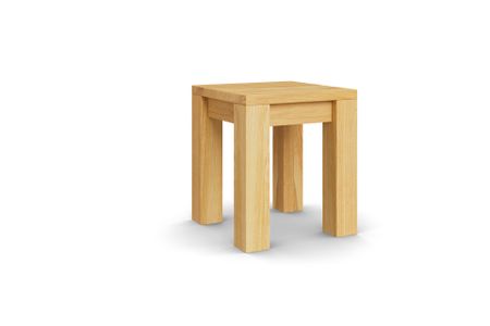 Hocker Caya aus europäische Kirsche Massivholz