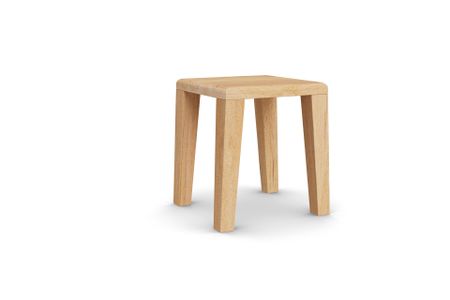 Hocker Keto aus Kernbuche Massivholz