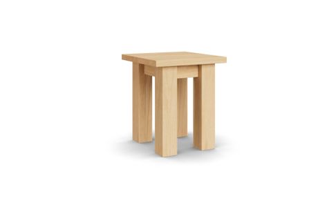 Hocker Managua aus Buche Massivholz