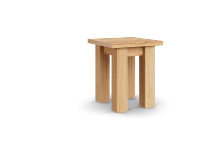 Hocker Managua aus Kernbuche Massivholz