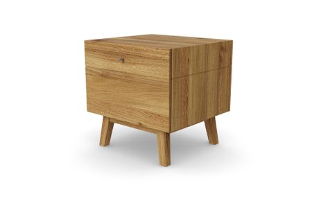 Nachttisch Astana aus Eiche Massivholz