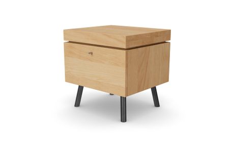 Nachttisch Bago aus Buche Massivholz