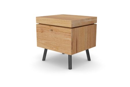 Nachttisch Bago aus Kernbuche Massivholz