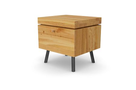 Nachttisch Bago aus europ&auml;ischer Kirsche Massivholz