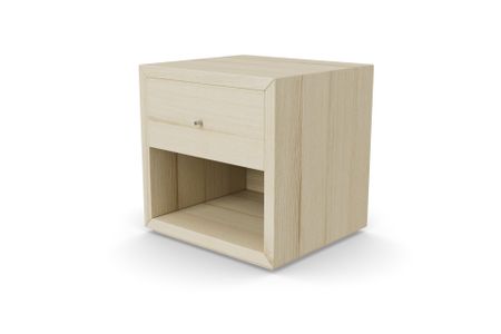 Nachttisch Kameo aus Esche hell Massivholz