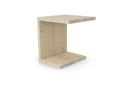 Nachttisch Mano aus Esche hell Massivholz