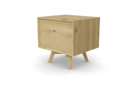 Nachttisch Quinto aus Eiche hell Massivholz