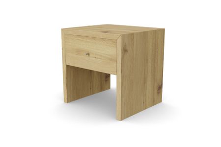 Nachttisch Vango aus Eiche hell Massivholz