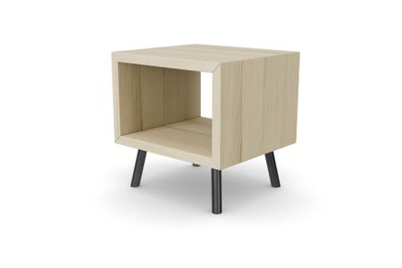 Nachttisch Viana aus Esche hell Massivholz