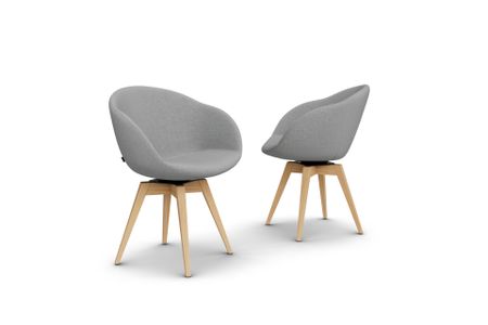 Stuhl Aimeo aus Eiche Massivholz