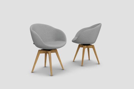 Stuhl Aimeo aus Eiche Massivholz