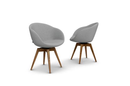 Stuhl Aimeo aus Eiche Massivholz