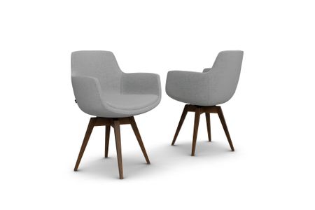 Stuhl Aldea aus Eiche Massivholz