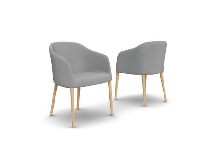 Stuhl Brava aus Eiche Massivholz