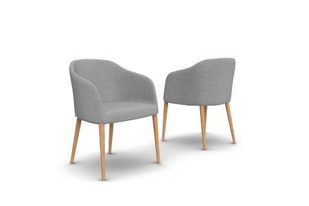 Stuhl Brava aus Eiche Massivholz