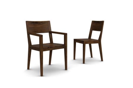 Stuhl Cayman aus Eiche Massivholz