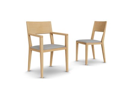 Stuhl Caypo aus Eiche Massivholz