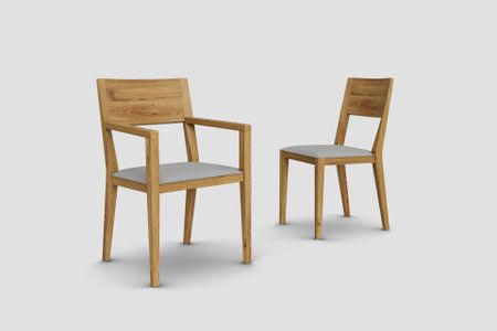 Stuhl Caypo aus Eiche Massivholz