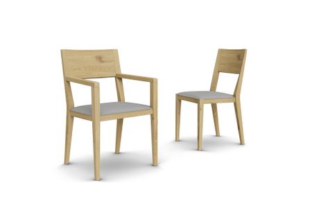 Stuhl Caypo aus Eiche Massivholz