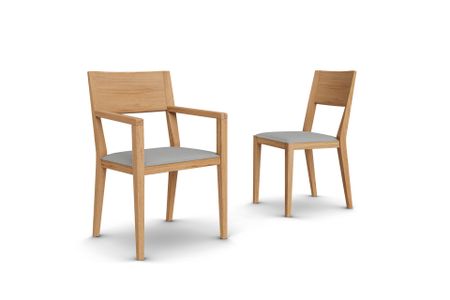 Stuhl Caypo aus Eiche Massivholz