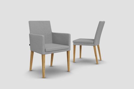 Stuhl DuronH aus Eiche Massivholz