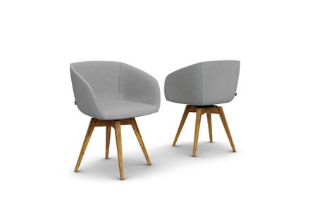 Stuhl Vedra aus Eiche Massivholz