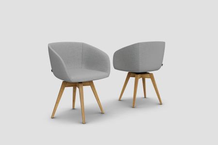 Stuhl Vedra aus Eiche Massivholz