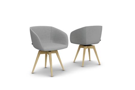 Stuhl Vedra aus Eiche Massivholz