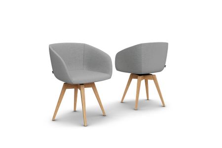 Stuhl Vedra aus Eiche Massivholz