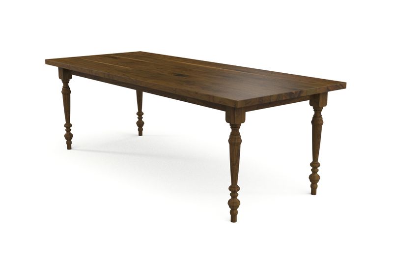 Esstisch WEITERE MODELLE aus Amerikanischem Nussbaum Massivholz geölt