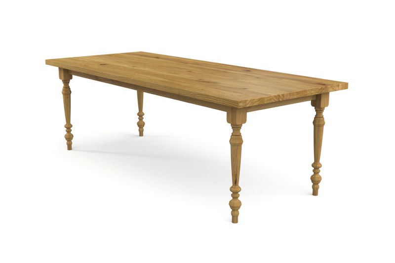 Schreibtisch 140 × 70 cm ANTIQUA aus Eiche