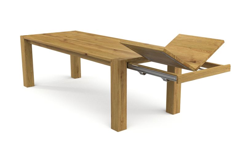 Esstisch BOSTON ausziehbar verlängerbar Massivholz