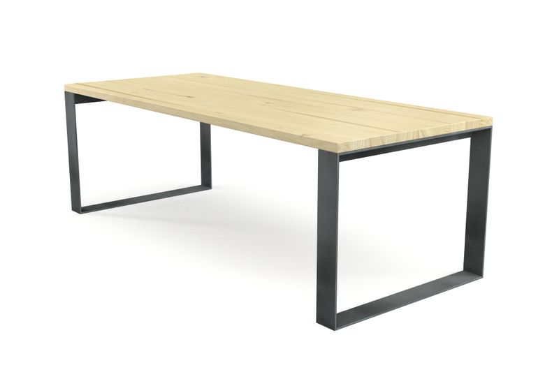 Esstisch STANLEY aus Esche hell Massivholz geölt