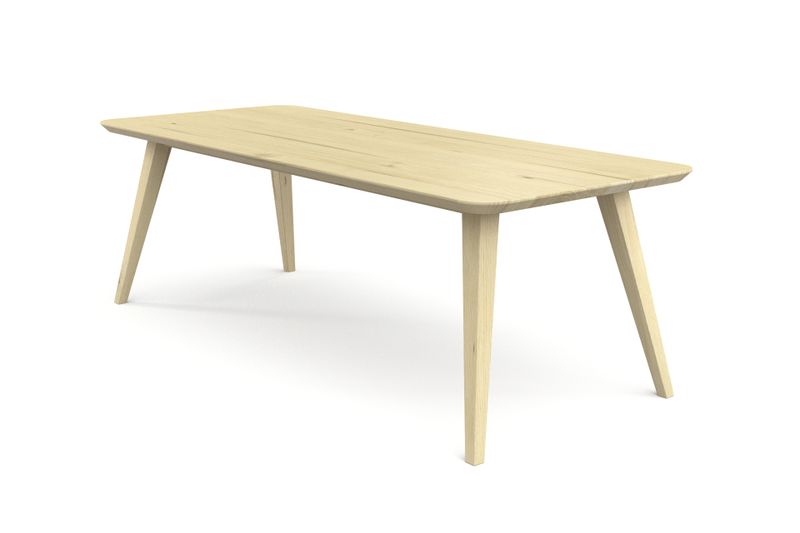Esstisch TALOS aus Esche hell Massivholz geölt