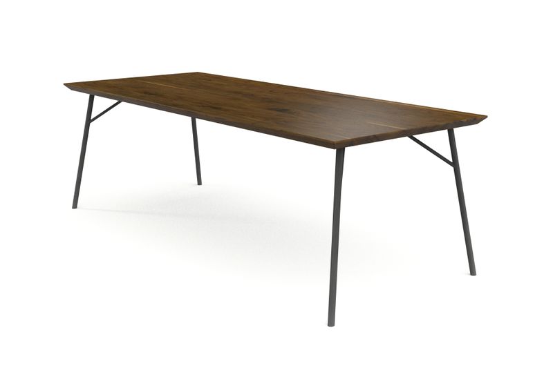 Esstisch VIANA aus Amerikanischem Nussbaum Massivholz geölt