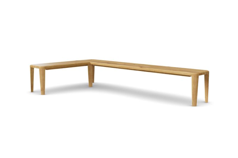 Eckbank HERO aus Eiche, 200 × 160 cm